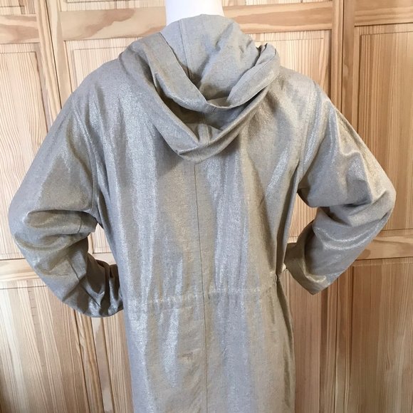 J. Jill Gold Shimmering utility jacket - Picture 2 of 3